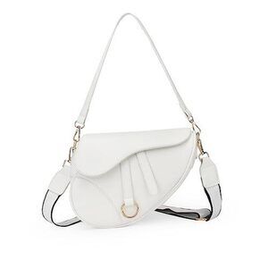 Elegant Saddle Strap Satchel Clutch Bag Compact Crossbody Satchel Satchel Bags